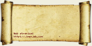 Isak Živanović vizit kartica